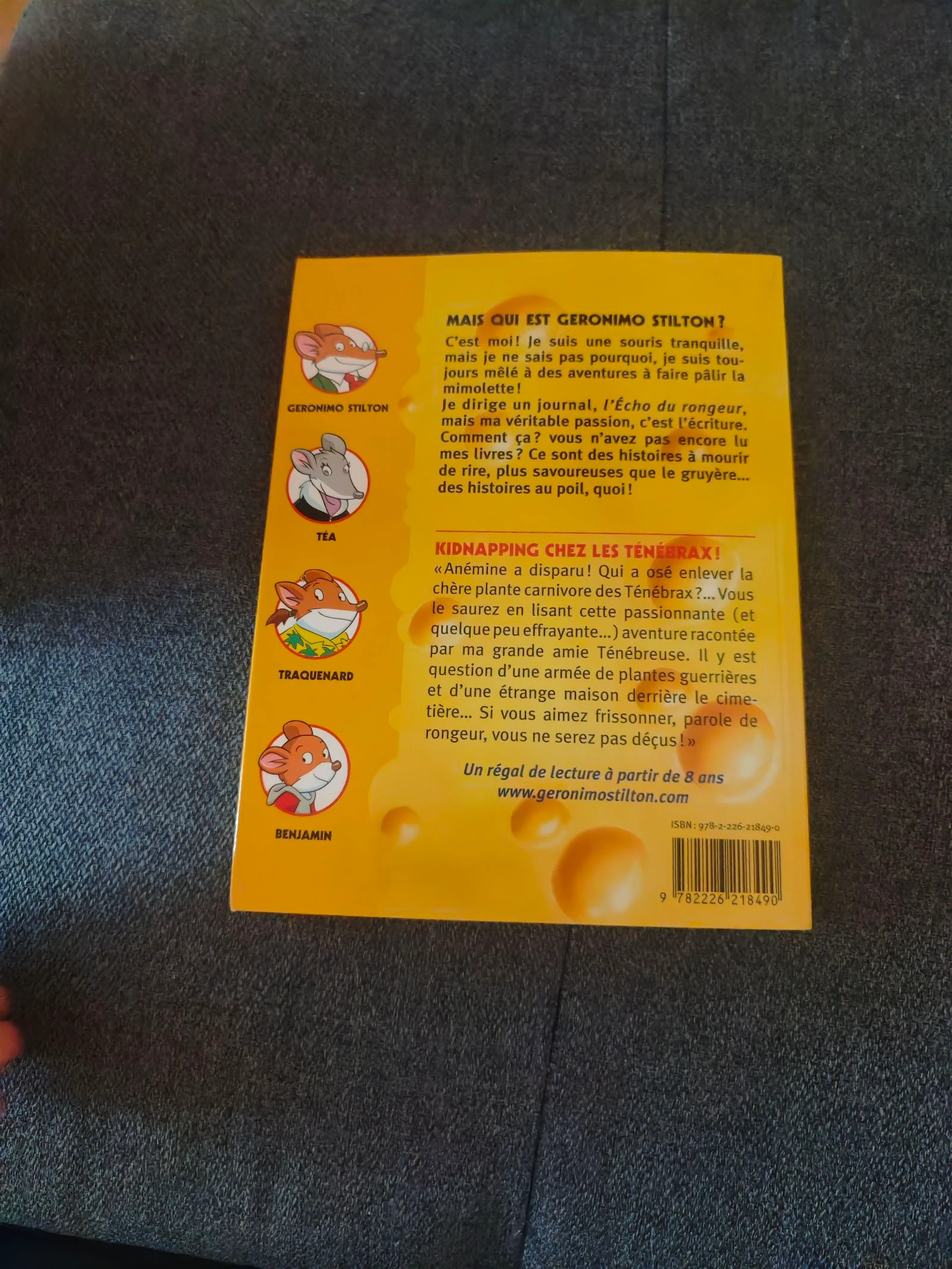 Kidnapping chez les Ténébrax Tome 55 (Geronimo Stilton) – photo 2